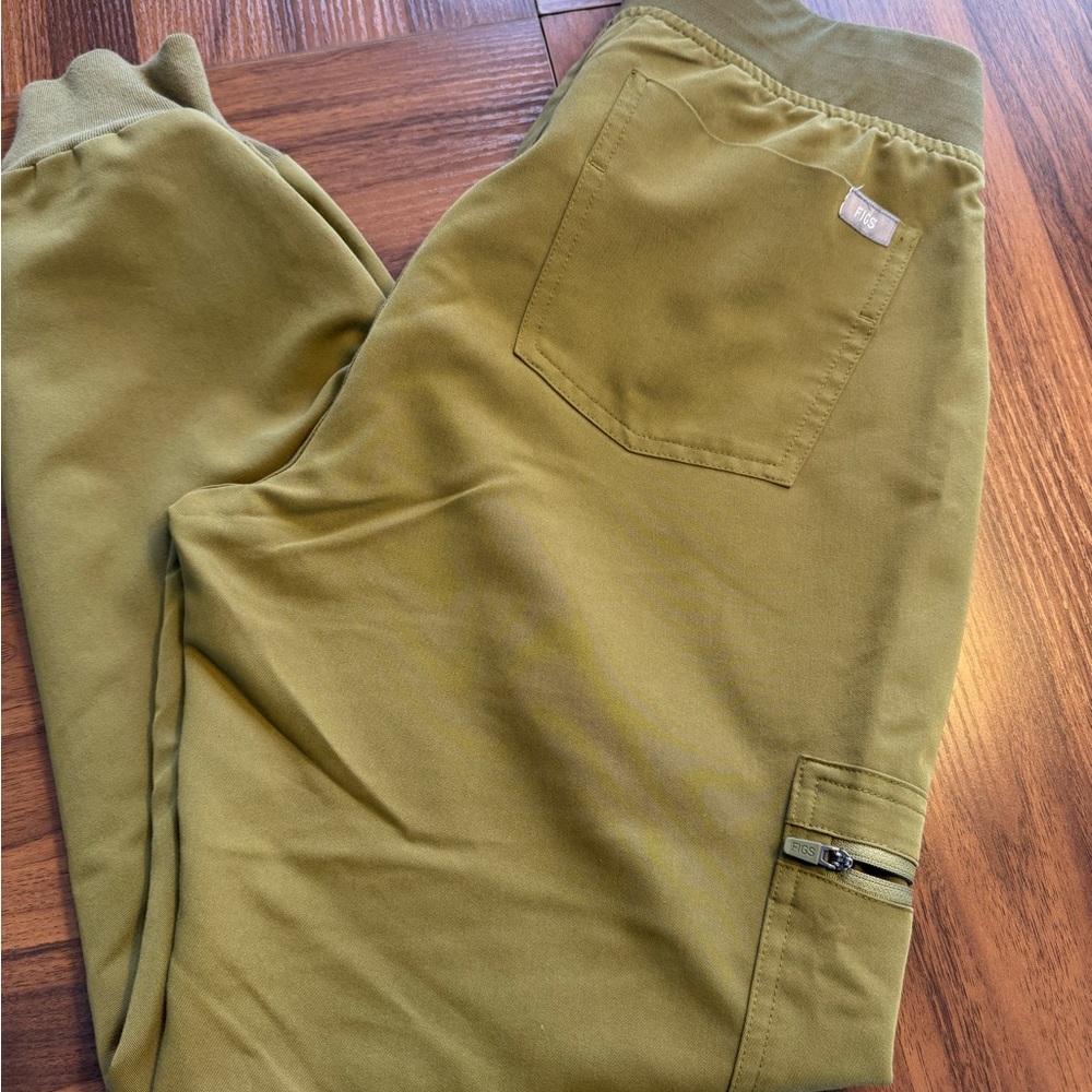 Figs Zamora High Waisted Jogger Scrub Pants Size Small Petite